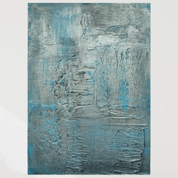 digital file abstraction silver and celestial blue 4