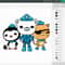 Octonauts SVG, Captain Barnacles SVG, Kwazii Kitten SVG, Peso Penguin SVG, Shellington SVG, Tweak Bunny SVG, Dashi Dog SVG, Professor Inkling SVG, Vegimals SVG,
