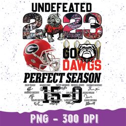 Georgia Bulldogs Undefeated 2022 Png, Champ Png, Georgia Bulldogs National Champions Png