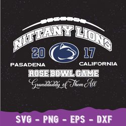 Penn State Nittany Lions Rose Bowl Svg, Game Day Collection Svg
