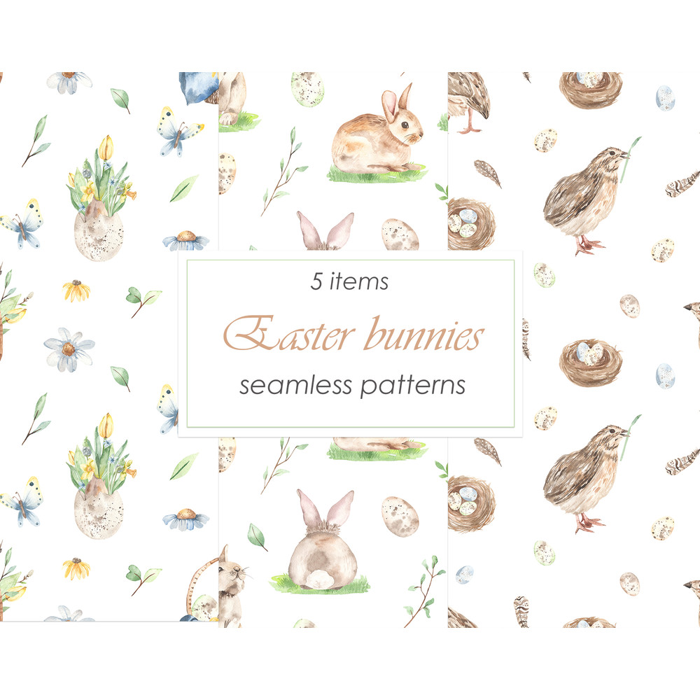1 Easter bunnies watercolor seamless patterns.jpg