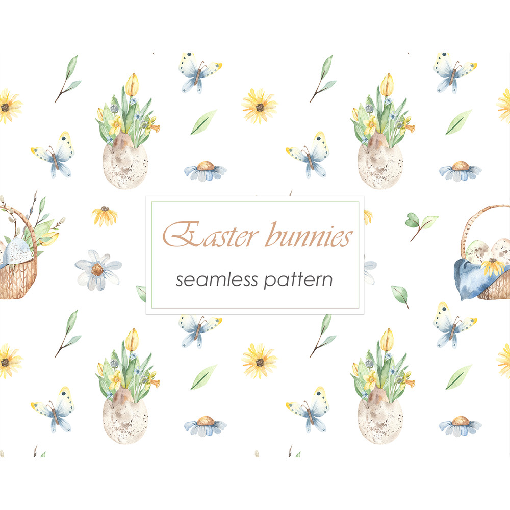 2Easter bunnies watercolor seamless patterns.jpg