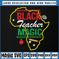 black teacher magic png, teacher black history month birthday png, mardi gras carnival, digital download