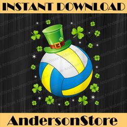 st patrick's day volleyball irish hat shamrock clover png sublimation designs