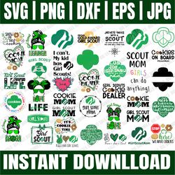 bundle 38 files, girl scouts svg bundle, girl scout mom, girl scouts logo, girl scouts svg, girl scout life svg