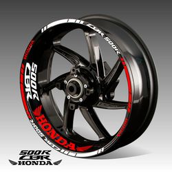 Honda CBR 500R decals wheel stickers motorcycle decals cbr 500r rim stripes vinyl tape