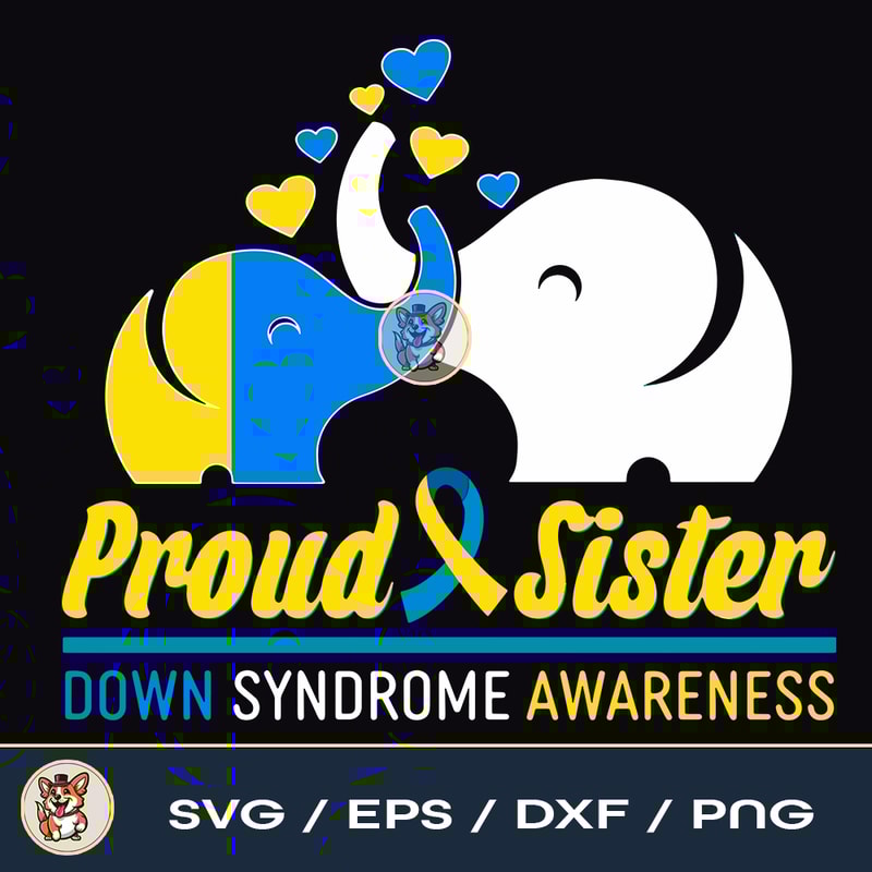 Love Support Down Syndrome Png, Down Syndrome Awareness Month Png, Syndrome Awareness Sublimation Design.jpg