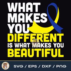 What Makes You Different Down Syndrome Awareness File Download PNG SVG EPS DXF