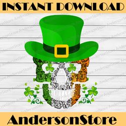 sugar skull png, st patricks day png, irish png, st pattys day png irish shamrock png, sublimation designs