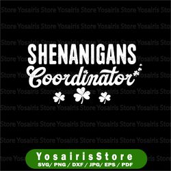 shenanigans coordinator svg png, funny st patrick shenanigans teacher svg, st patricks day svg, irish svg, lucky svg