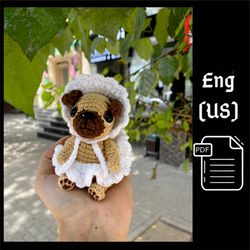 PDF Crochet Cute Pug Dog Puppy