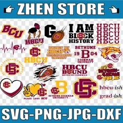 bethune cookman svg, hbcu teams svg, hbcu football svg, sport bundle svg, clipart