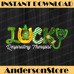lucky respiratory therapist png, happy st patrick's day png, therapist ever, st. patrick's day png, shamrock lucky,