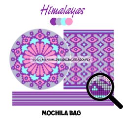 CROCHET PATTERNS / Wayuu mochila bag / Tapestry Crochet bag / Himalayas 751