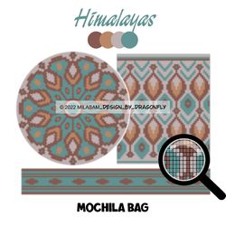 CROCHET PATTERNS / Wayuu mochila bag / Tapestry Crochet bag / Himalayas 752