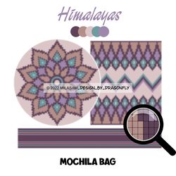 CROCHET PATTERNS / Wayuu mochila bag / Tapestry Crochet bag / Himalayas 753