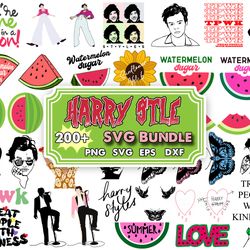 200 harry svg bundle layered item, harrystyles clipart, silhouette, cricut, digital vector cut files
