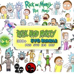 300 rick and morty svg bundle, morty svg,png cut file, rick and morty vector, rick and morty file cricut active