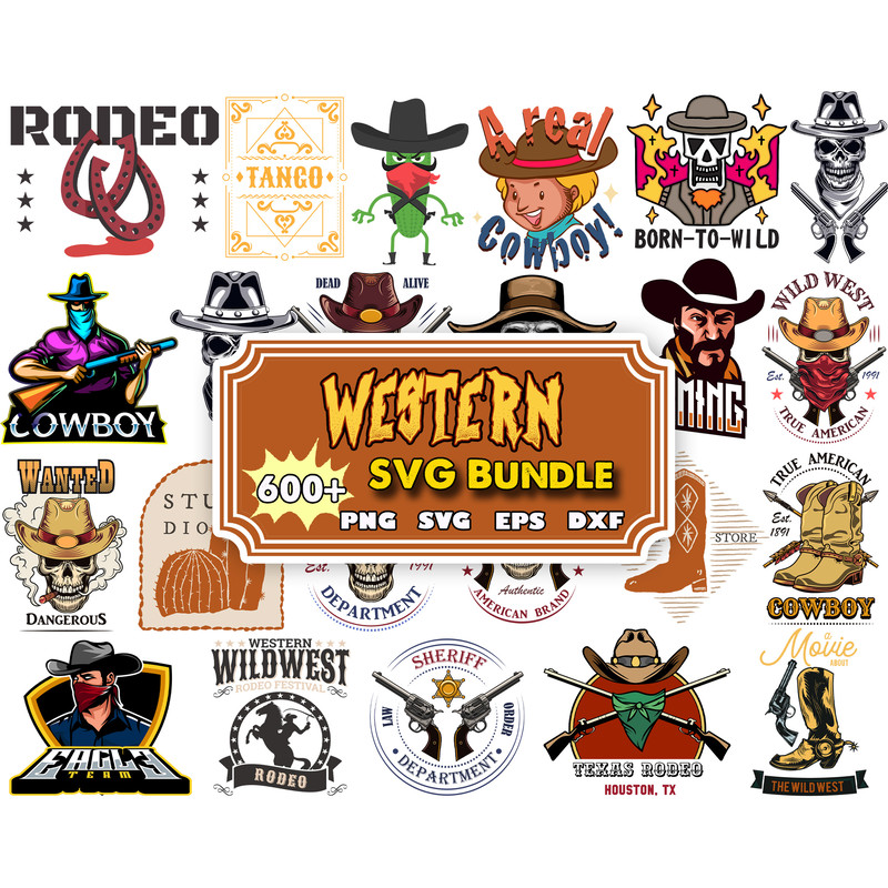 600 Western svg bundle, Western svg,Country Svg,Cowboy Svg,farm svg,Western cut file SVG, Western png.jpg