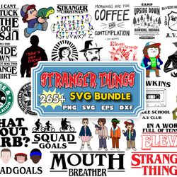 625 stranger things svg, stranger things bundle svg, stranger things alphabet svg, png, svg cut files for cricut silhoue