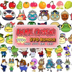 bundle animal crossing svg files for cricut, adobe illustrator - cut files & more!