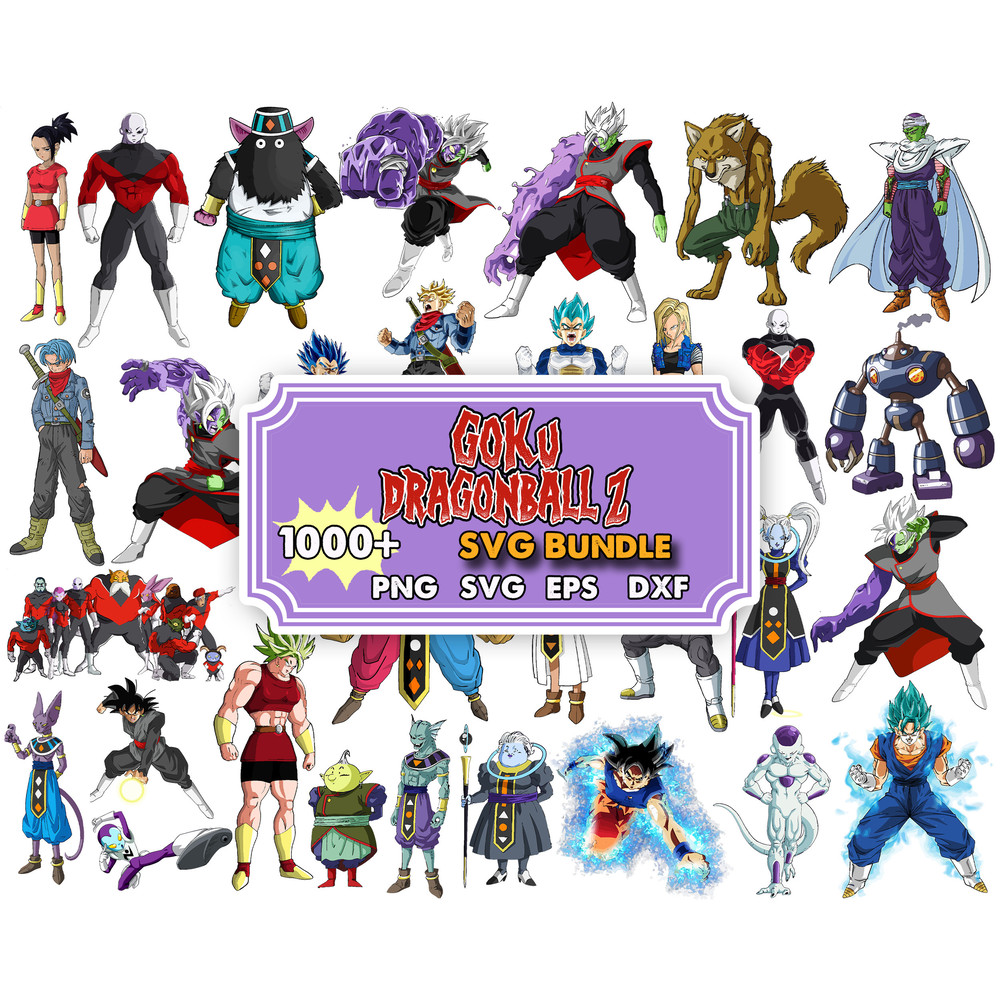 Dragonball Svg, Anime Vector, Anime Cutfile, Anime Clipart, Anime Bundle, Anime Print, Anime Cricut, Anime Digital.jpg