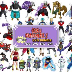 dragonball svg, anime vector, anime cutfile, anime clipart, anime bundle, anime print, anime cricut, anime digital