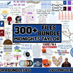300 meet me at midnight design svg cut file - silhouette  cricut digital file pdf taylor swift inspired