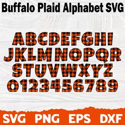 Buffalo Plaid SVG, Plaid Alphabet Svg, Font svg, Silhouette, Cricut Font, Bundle Font, Cute Fonts, Instant Download