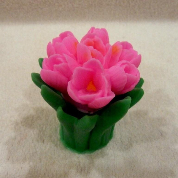 soap tulip bouquet 2
