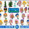 50 Bubble Guppies SVG Bundle Vector Cliparts , Bubble Guppies Layered cutfiles - png, eps, svg, dxf, pdf.jpg
