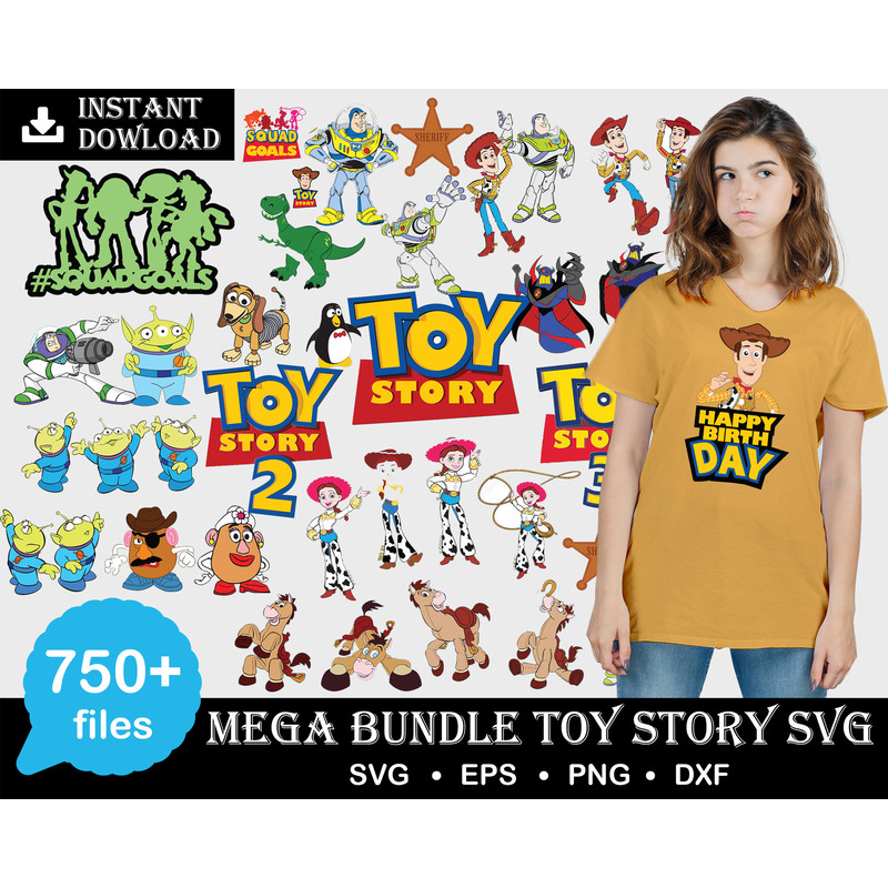750 Toy Story SVG, Toy Story Cricut, buzz svg, Woody SVG, Bo peep svg, Cut File, shirt svg.jpg