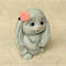 cute bunny with flower soap 2