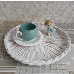 wicker paper plate wicker easter plate round wall basket round wicker plate wall hanging basket  wall decoration basket