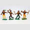 3 Vintage USSR Toy Soldiers Indians, Papuans, Hussar, Cossack 1970s.jpg