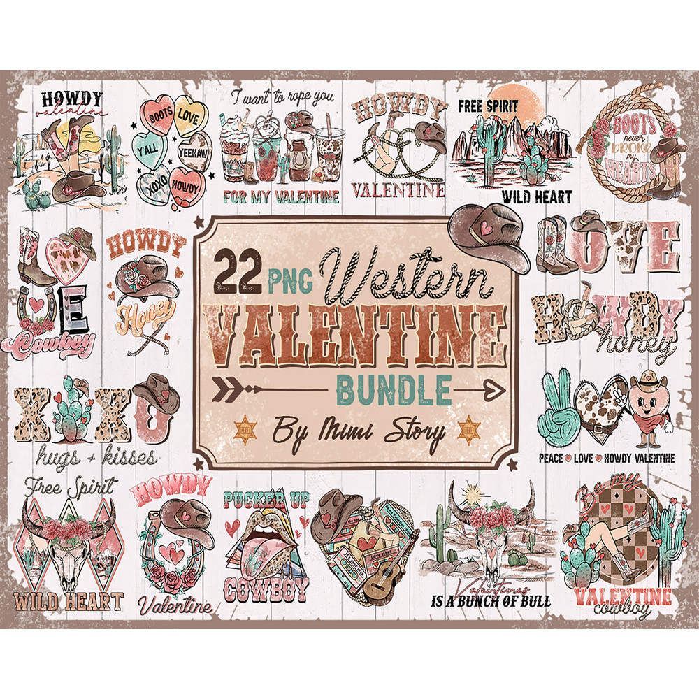 Western Valentine Svg Png Bundle Howdy Cowboy Valentine Cupids Aim Brewing Co Howdy Honey Yee To My Haw Pucker Up Love Lodge Cowgirl Boots.jpg