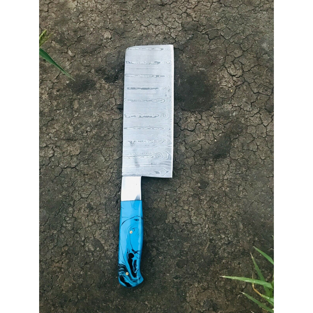 Custom Handforged Damascus steel Chef Knives set BBQ Knife set 6.jpg