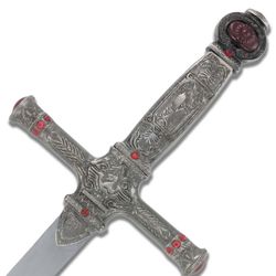 Harry Potter Monogram Sword, Custom Sword, Personalized Sword, Engraved Sword, Godric Wizzard Gryffindor Fantasy Sword C