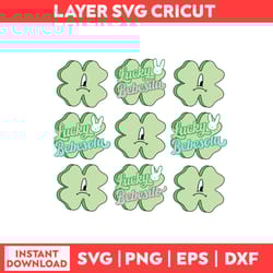 luckybebe bad bunny patricks day svg, bad bunny patricks day svg, png, pdf, dxf digital fille