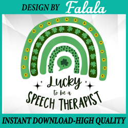 speech therapist st. patrick's day png, slp st. pat's day therapy png, patrick day png, digital download