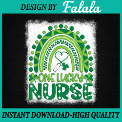 one lucky nurse png, lucky rainbow st patricks day png, leopard st patricks, patrick day png, digital download