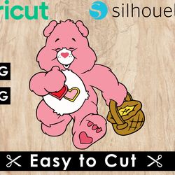 care bears svg files, care bears png files, vector png images, svg cut file for cricut, clipart bundle