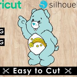 care bears svg files, care bears png files, vector png images, svg cut file for cricut, clipart bundle