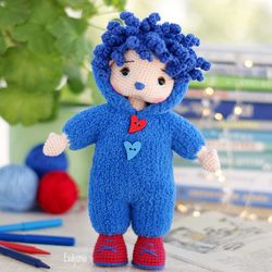PDF Knitting and crochet pattern doll