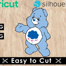 care bears svg files, care bears png files, vector png images, svg cut file for cricut, clipart bundle