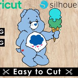 care bears svg files, care bears png files, vector png images, svg cut file for cricut, clipart bundle