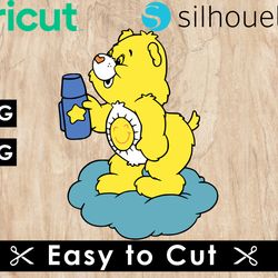 care bears svg files, care bears png files, vector png images, svg cut file for cricut, clipart bundle