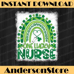 one lucky nurse png, lucky rainbow st patricks day png, saint patricks one lucky nurse png, saint patricks png