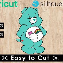 care bears svg files, care bears png files, vector png images, svg cut file for cricut, clipart bundle