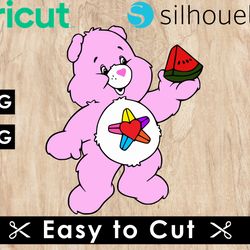 care bears svg files, care bears png files, vector png images, svg cut file for cricut, clipart bundle